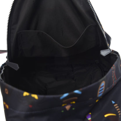 Fendi Nylon Super Bugs Backpack Navy 4 of 7