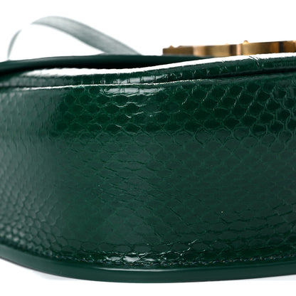Saint Laurent Watersnake Small Kaia Satchel Green 8 of 12