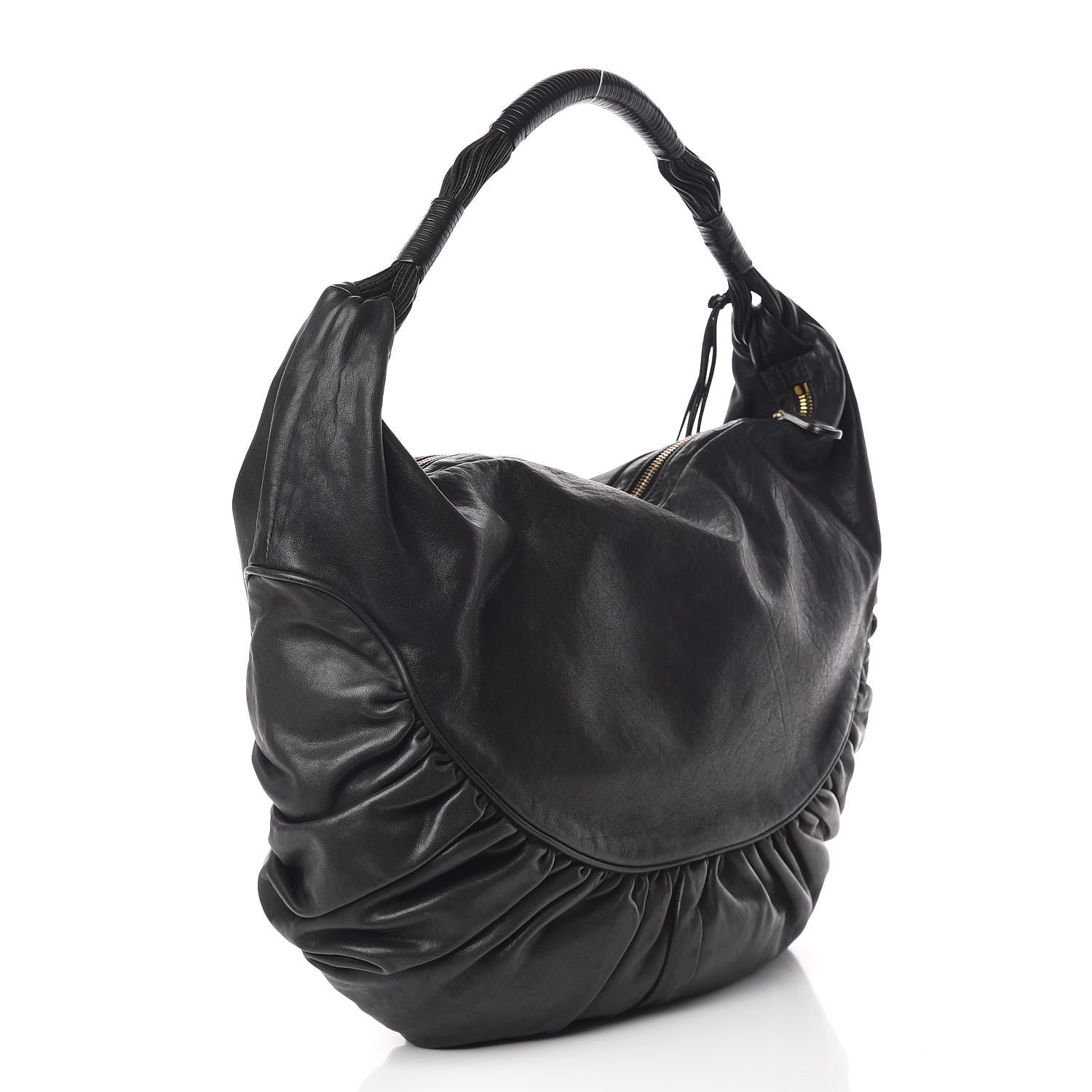 Christian Dior Calfskin XXL Gypsy Hobo Black 3 of 10