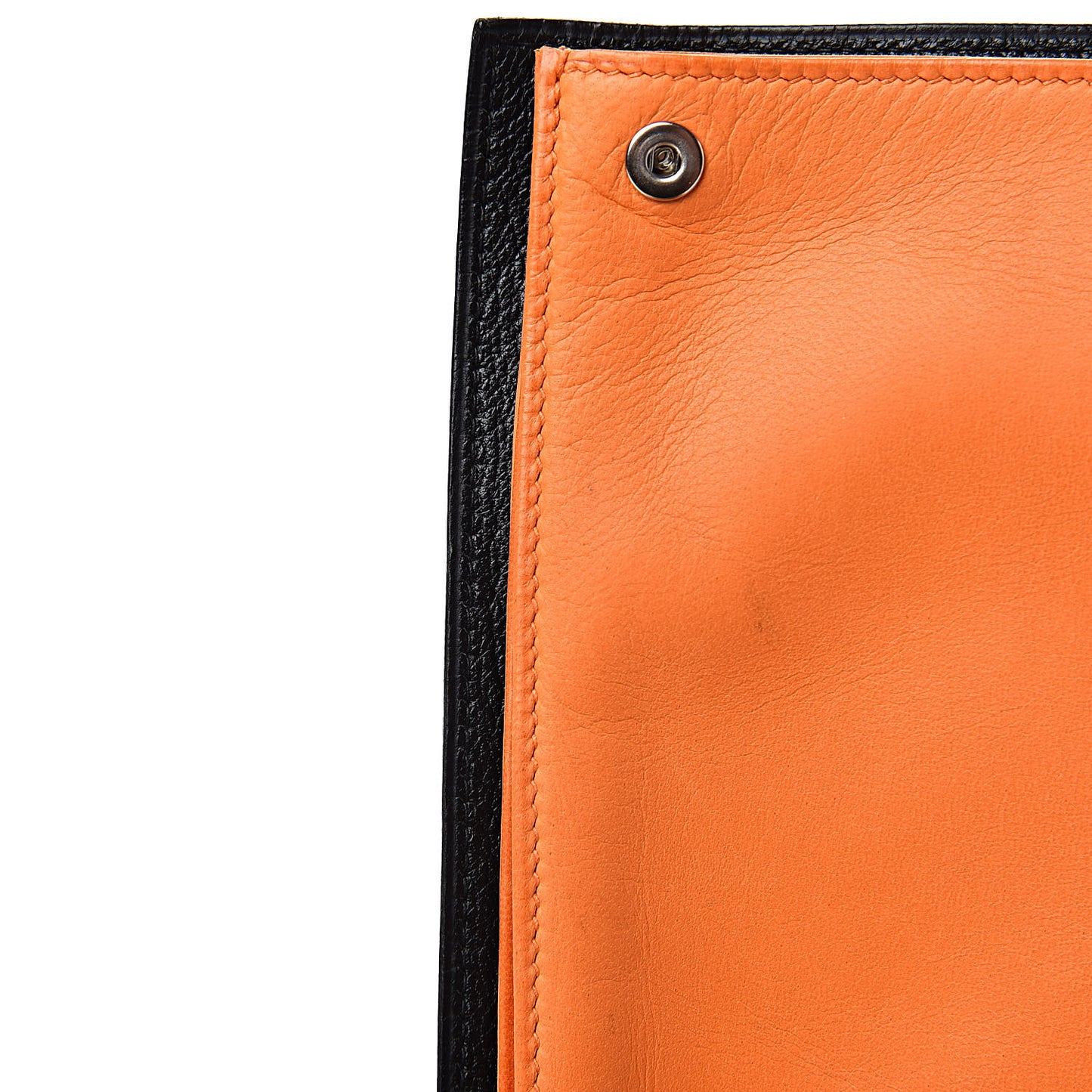 Box Tote Black Orange