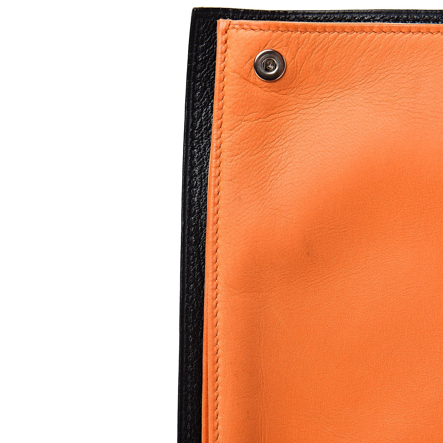 Hermes Box Tote Black Orange 12 of 12