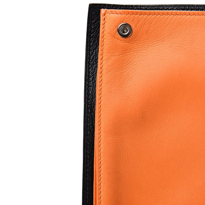 Hermes Box Tote Black Orange 12 of 12