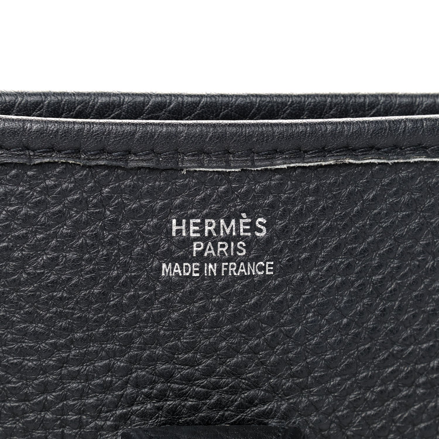 Hermes Taurillon Clemence Evelyne GM Black 6 of 8