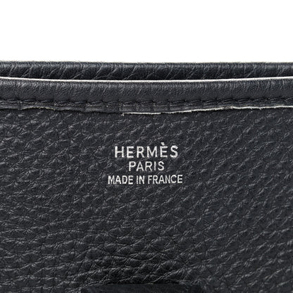 Hermes Taurillon Clemence Evelyne GM Black 6 of 8