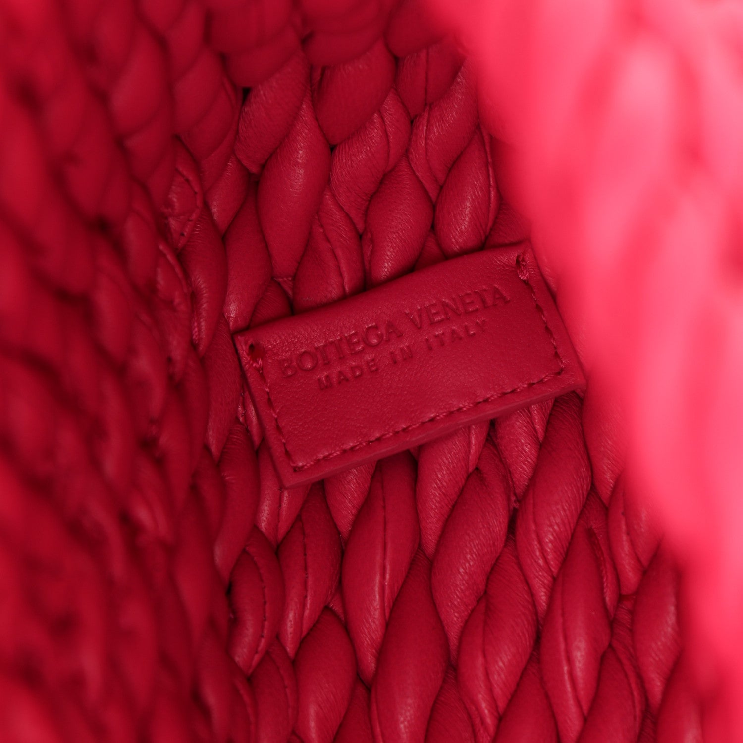 Bottega Veneta Lambskin Torchon Tasseled Twisted Shoulder Bag Lollipop 6 of 9
