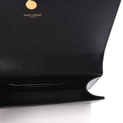 Saint Laurent Grain De Poudre Classic Monogram Kate Clutch Black 5 of 8