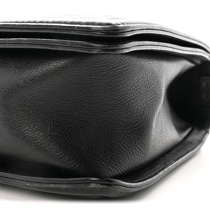 Chanel Calfskin Quilted Double Stitch New Medium Boy Flap Black 10 of 10