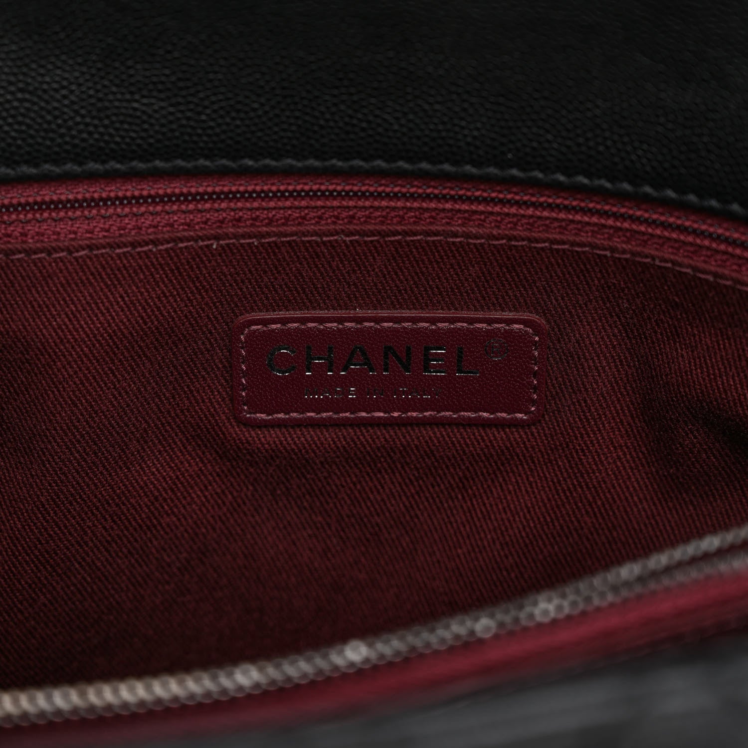 Chanel Caviar Quilted Medium Coco Handle Flap Black 6 of 12