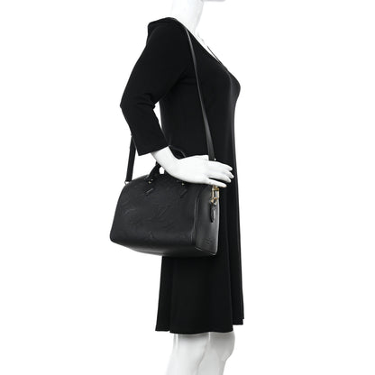 Louis Vuitton Empreinte Monogram Giant Speedy Bandouliere 25 Black 2 of 10