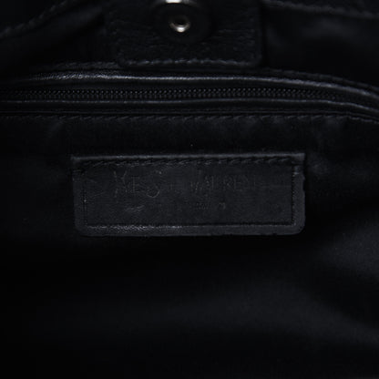 Saint Laurent Calfskin Saharienne Shoulder Bag Black 6 of 15