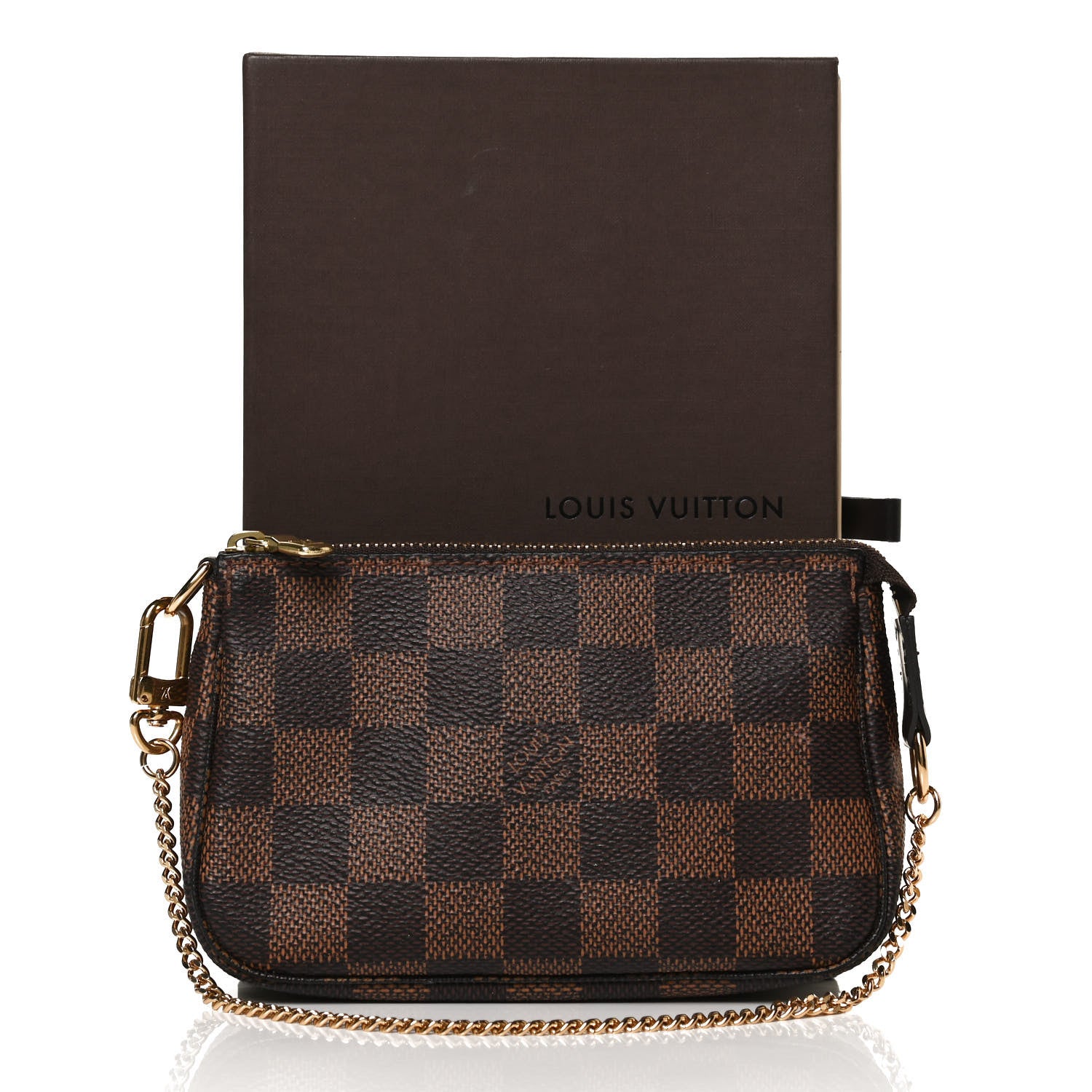 Louis Vuitton Damier Ebene Mini Pochette Accessories 10 of 10