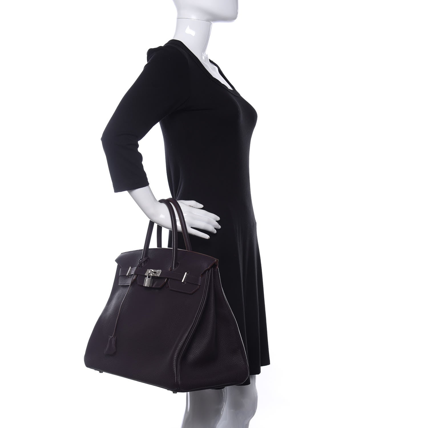 Hermes Togo Birkin 40 Raisin 2 of 10