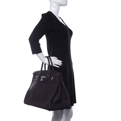 Hermes Togo Birkin 40 Raisin 2 of 10