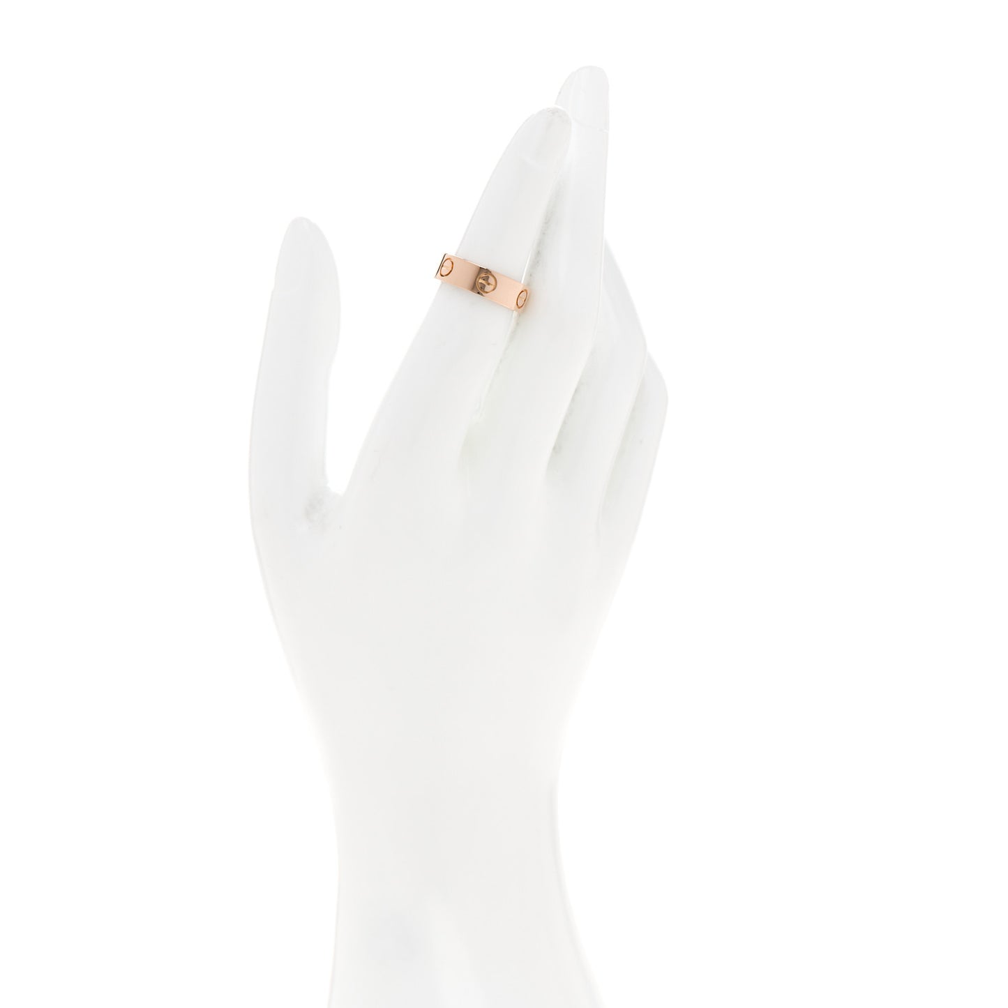 18K Pink Gold 5.5mm LOVE Ring 49 4.75