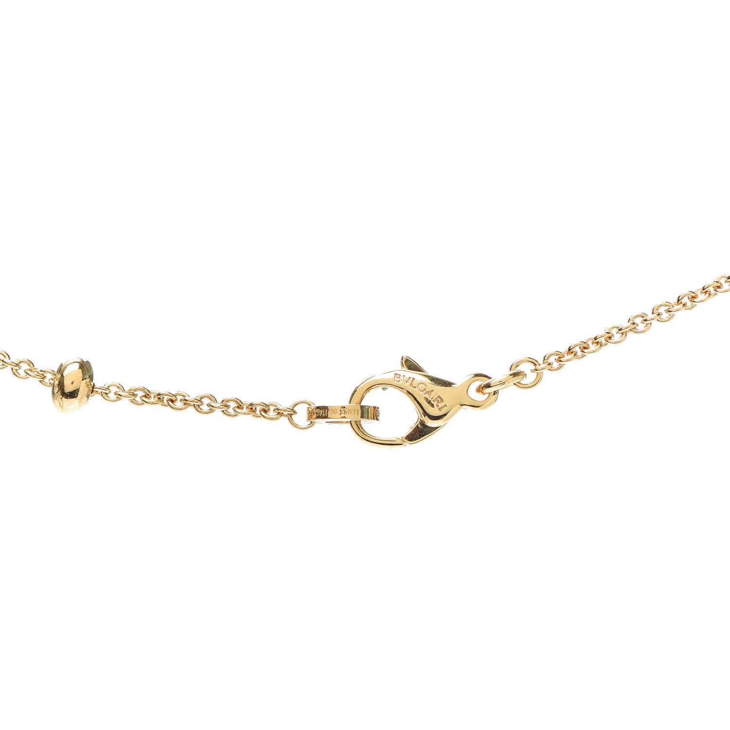 Bulgari 18K Yellow Gold B.Zero1 Lavalier Necklace 4 of 7