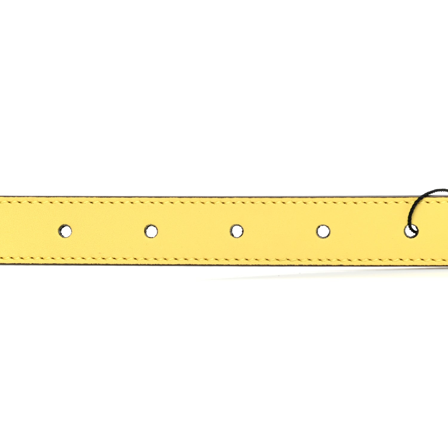 Gucci Moon Calfskin Palladium Double G 20mm Belt 80 32 Banana 4 of 5