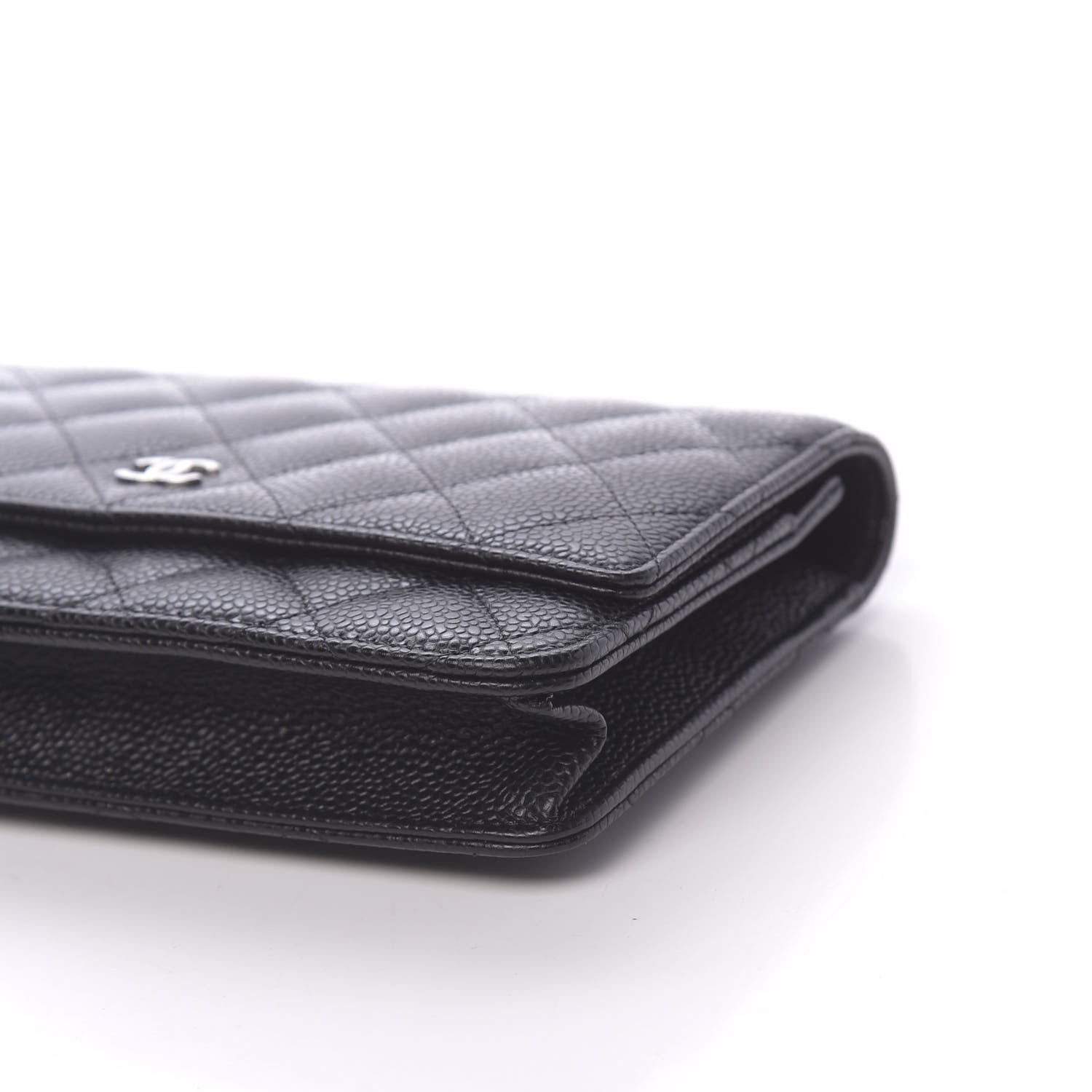 Chanel Caviar Quilted Wallet On Chain WOC Black 10 of 12