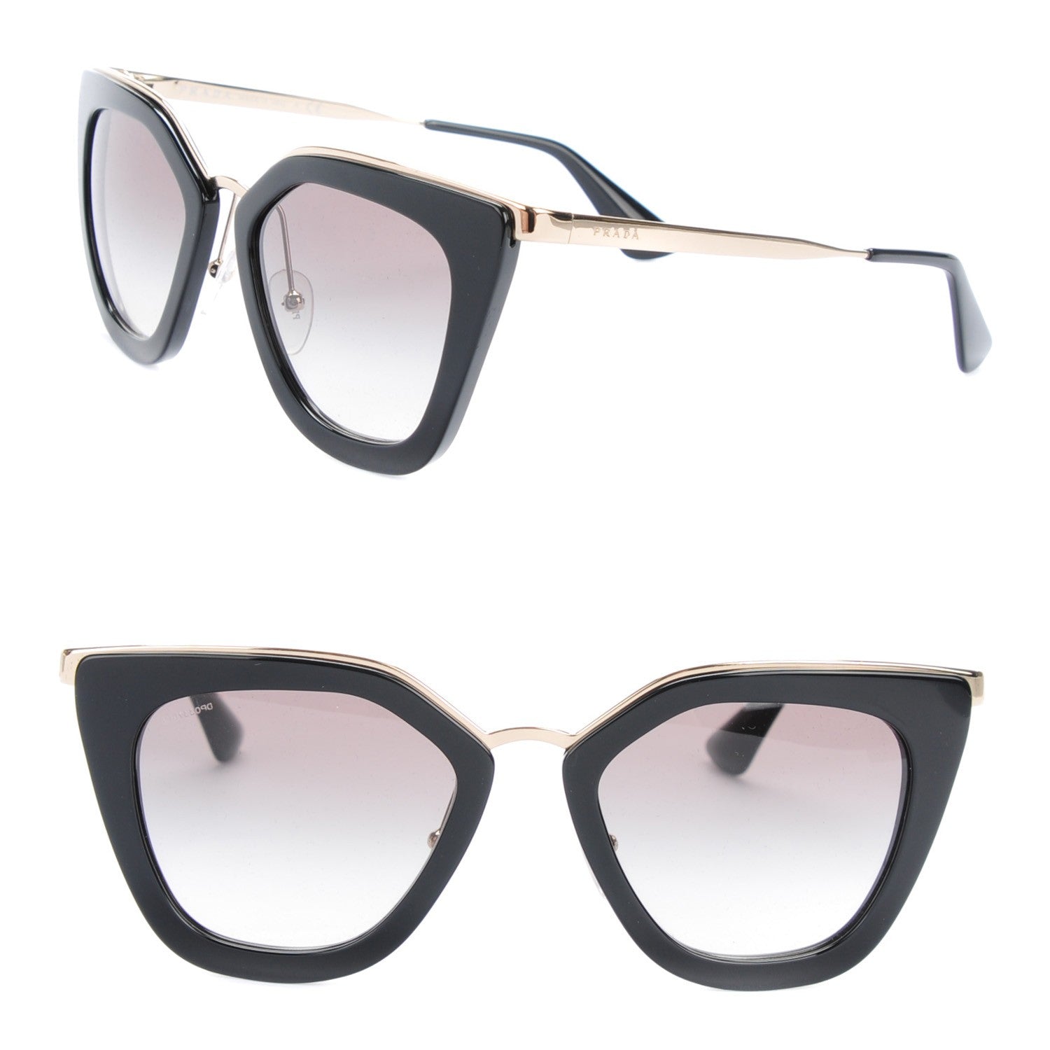 Prada Cinema Sunglasses SPR 53S Black 1 of 6