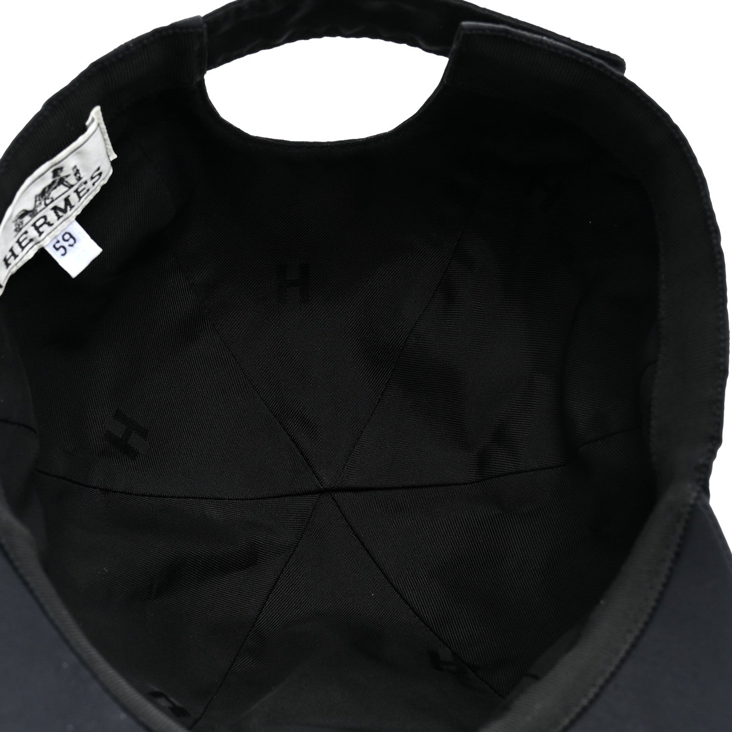 Hermes Trench Canvas Serena Eperon d'Or Cap 59 Black 7 of 8