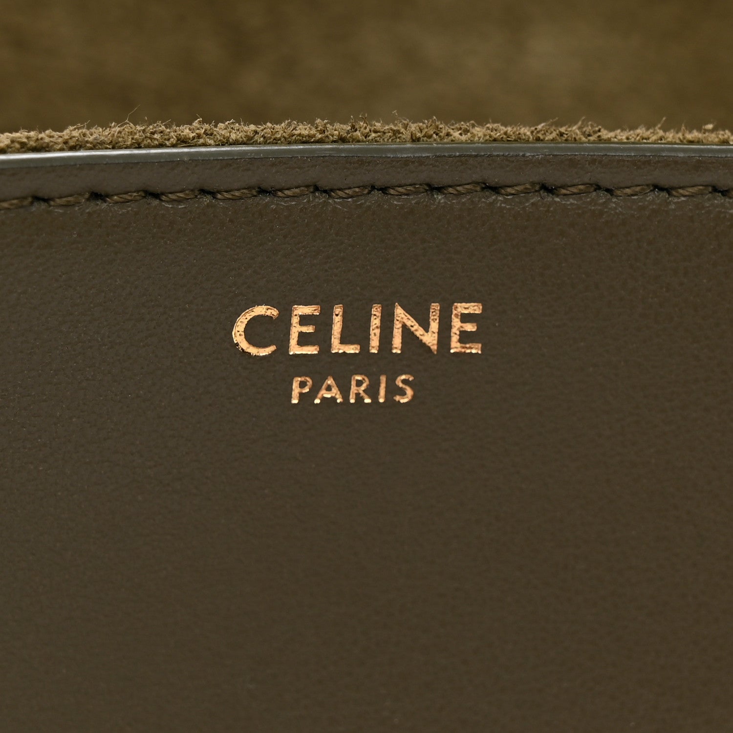 Celine Smooth Calfskin Teen 16 Crossbody Bag Army Green 7 of 11