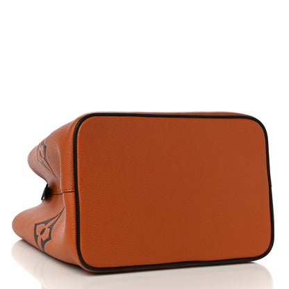 Louis Vuitton Empreinte Monogram Giant Crafty Neonoe MM Caramel Black 5 of 11