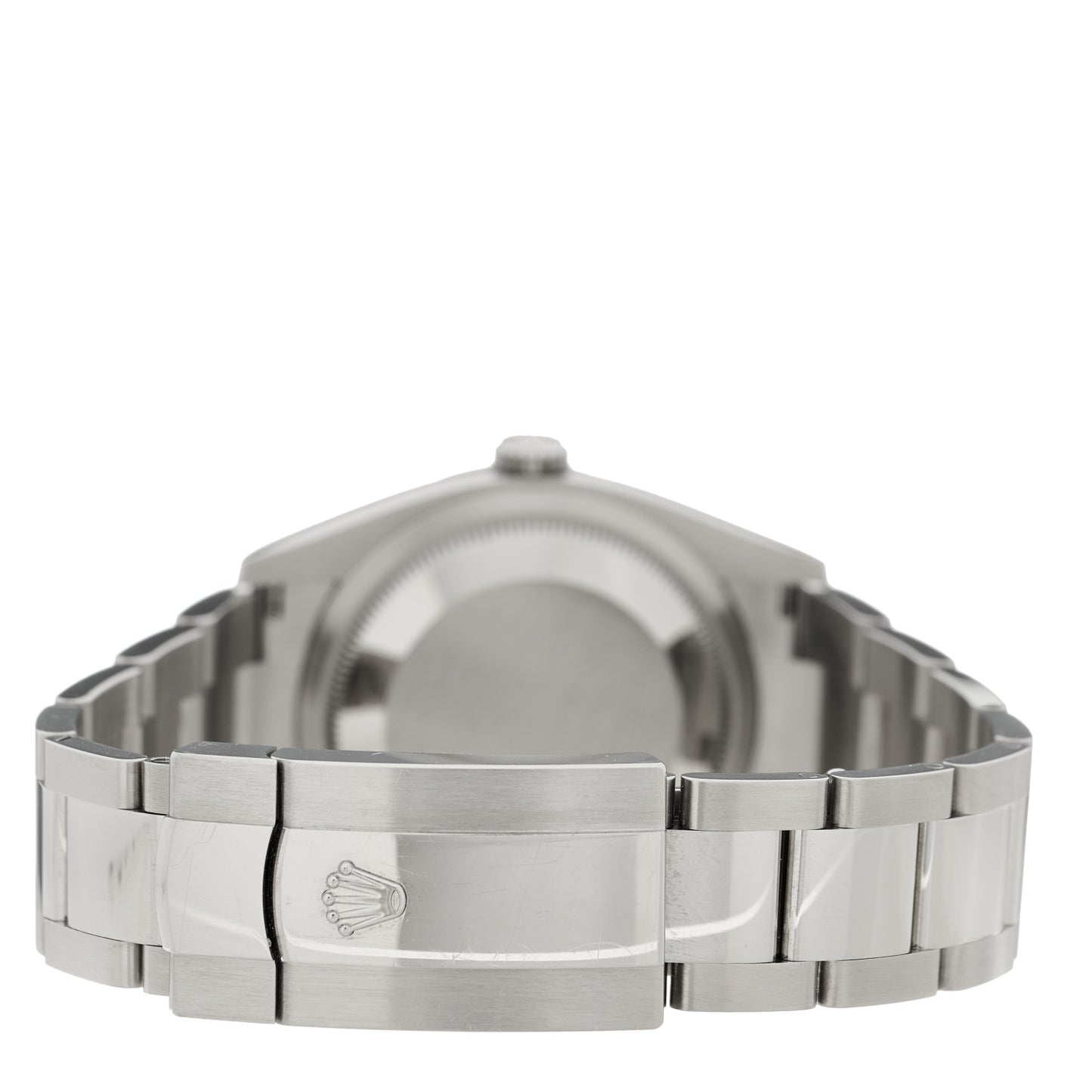 Stainless Steel 18K White Gold Diamond 36mm Oyster Perpetual Datejust Watch Blue Fluted 126234