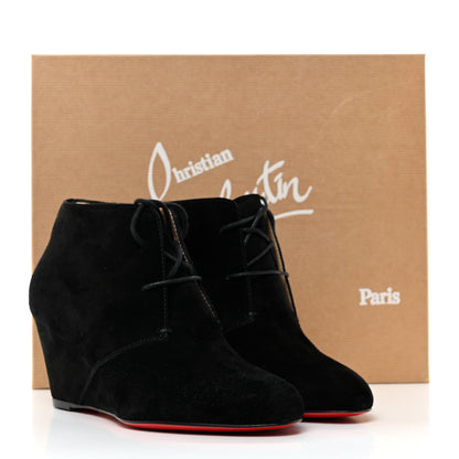 Christian Louboutin Veau Velours Compacta 70 Ankle Boots 35.5 Black 8 of 8