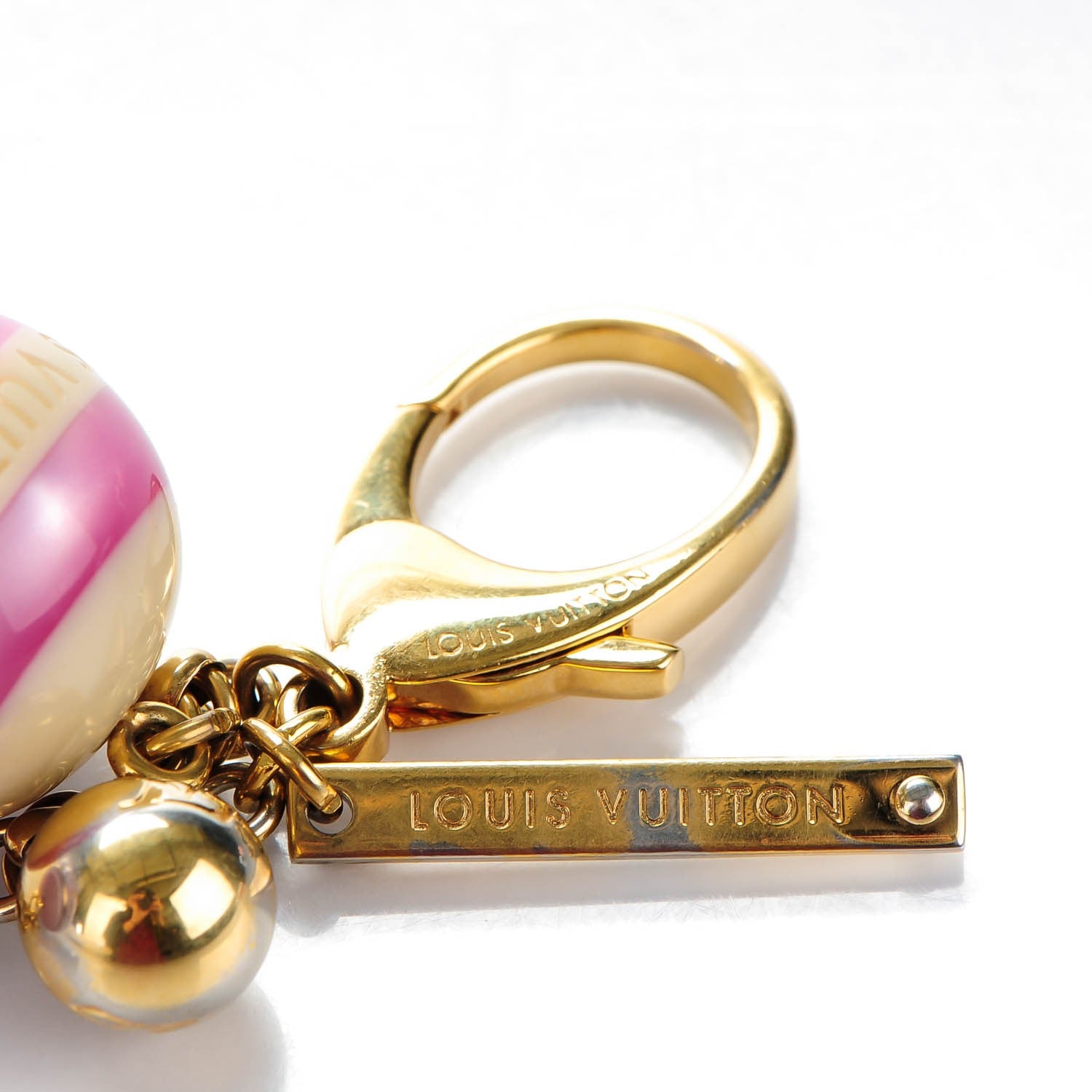 Louis Vuitton Mini Lin Croisette Bag Charm Violet 3 of 4