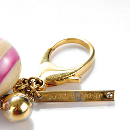 Louis Vuitton Mini Lin Croisette Bag Charm Violet 3 of 4