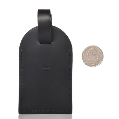 Louis Vuitton Calfskin Luggage Tag Black 2 of 4