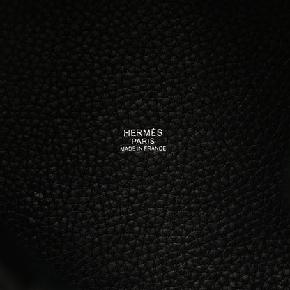 Hermes Taurillon Clemence Picotin Lock 22 MM Black 6 of 14