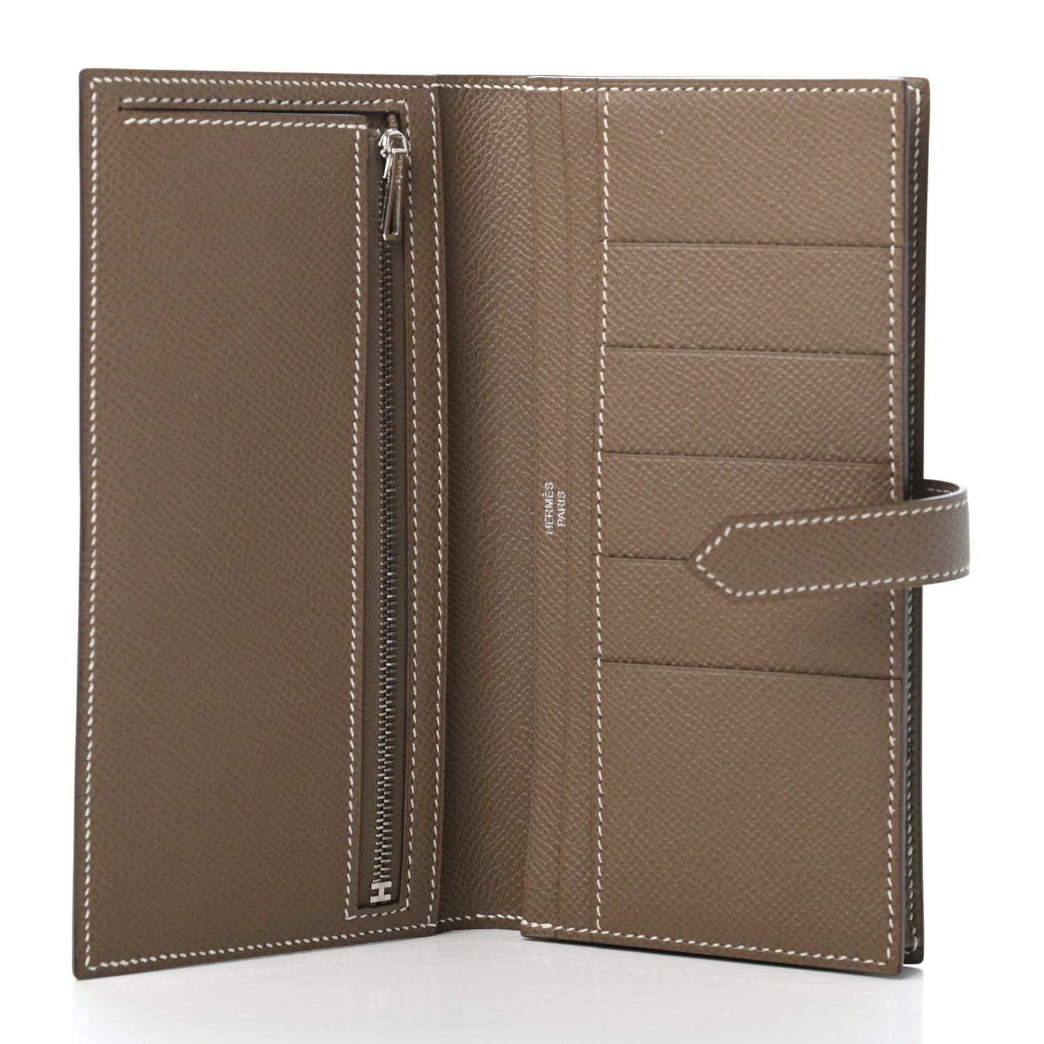 Hermes Epsom Bearn Gusset Wallet Etoupe 4 of 4