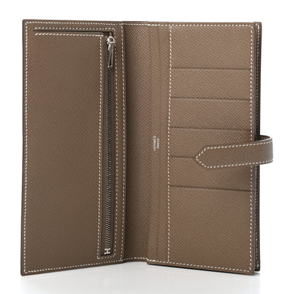 Hermes Epsom Bearn Gusset Wallet Etoupe 4 of 4