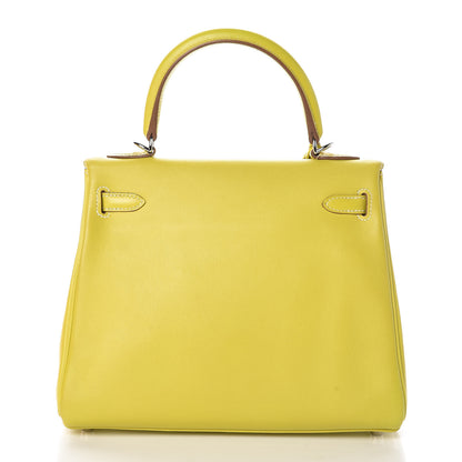 Hermes Swift Kelly Retourne 25 Lime 4 of 35