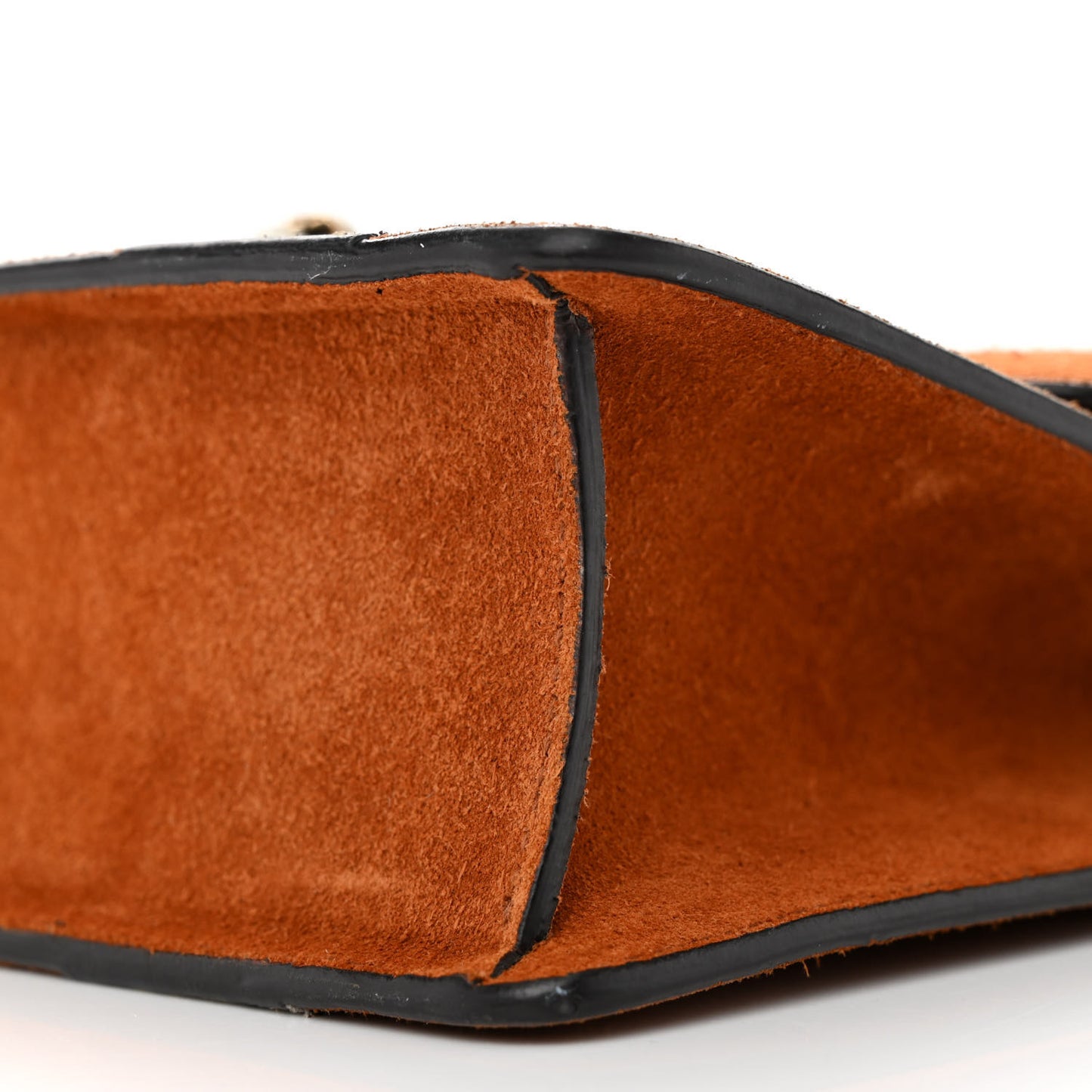 Snakeskin Suede Osiride Shoulder Bag Bright Cuir