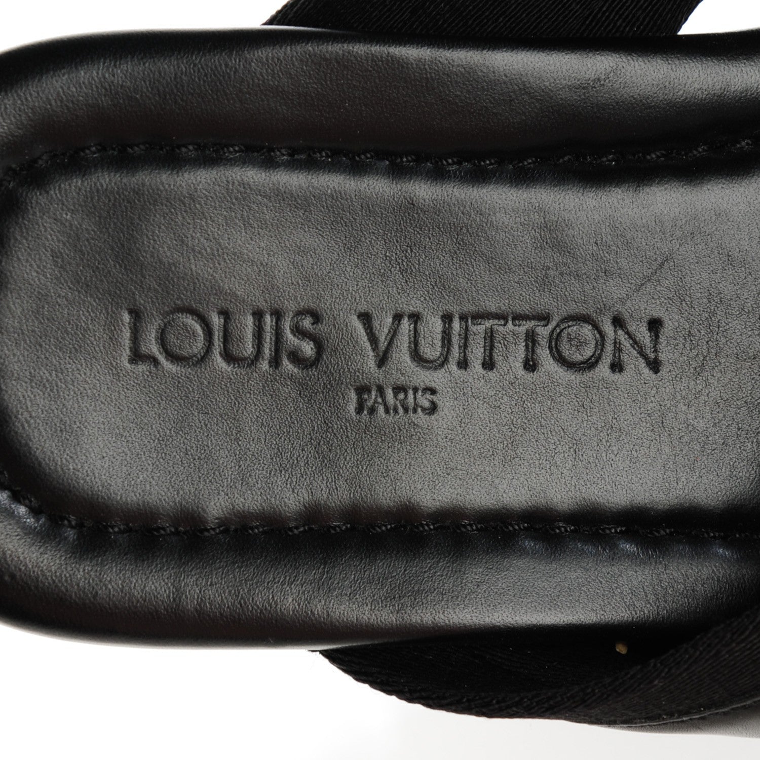 Louis Vuitton Leather Atoll Thong Sandals 9 Black 10 of 10