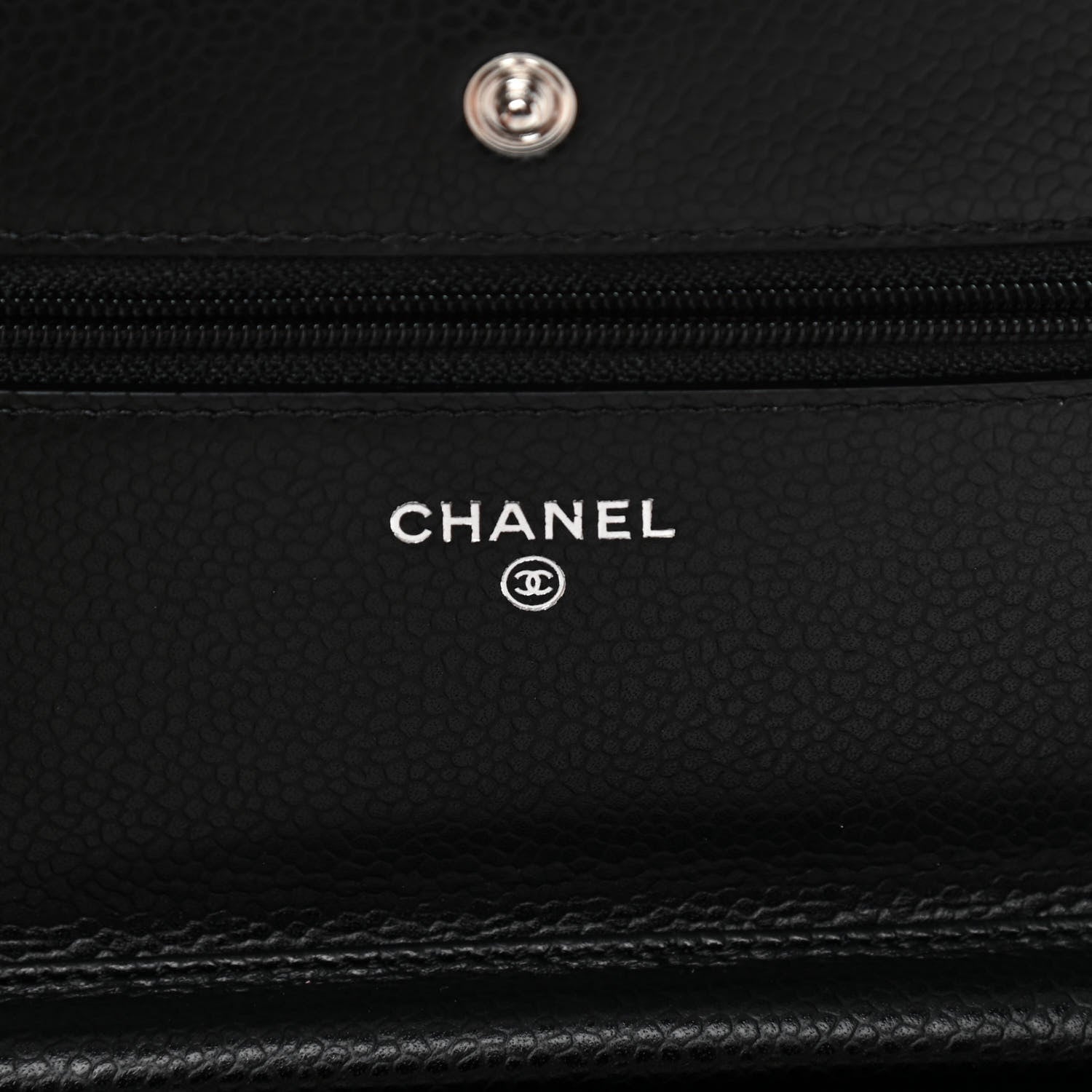 Chanel Caviar Quilted Wallet On Chain WOC Black 6 of 13