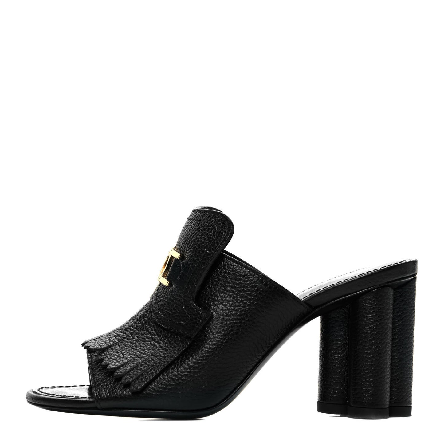 Calfskin Indiana Mule 35 Black