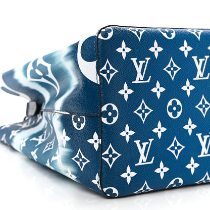 Louis Vuitton Monogram Escale Neonoe MM Blue 9 of 10