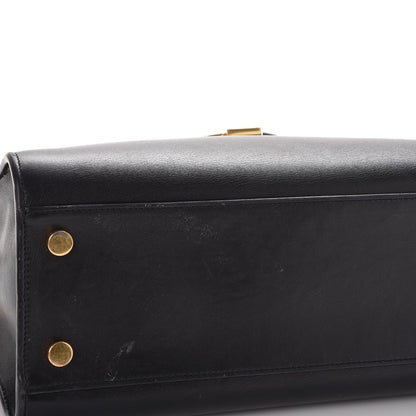 Saint Laurent Smooth Calfskin Small Cabas Monogram Black 9 of 11