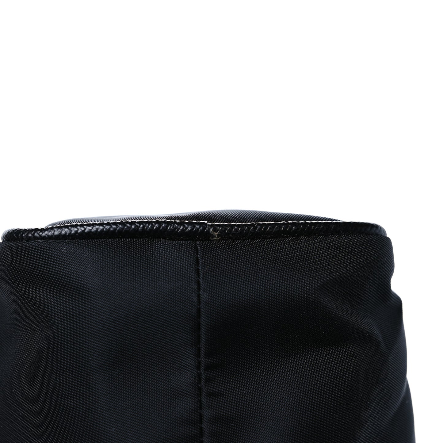 Tessuto Nylon Saffiano Shoulder Bag Black