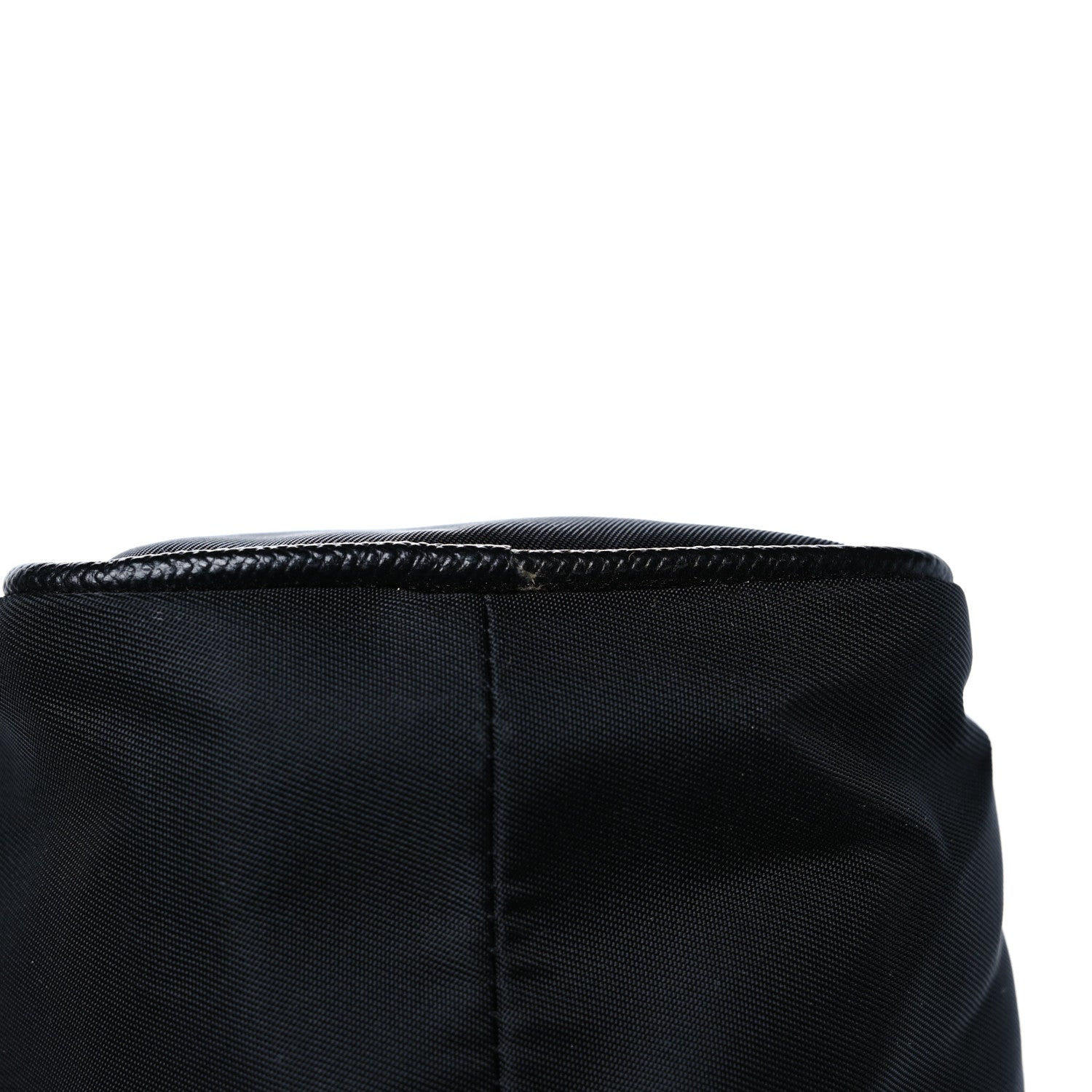 Prada Tessuto Nylon Saffiano Shoulder Bag Black 13 of 14