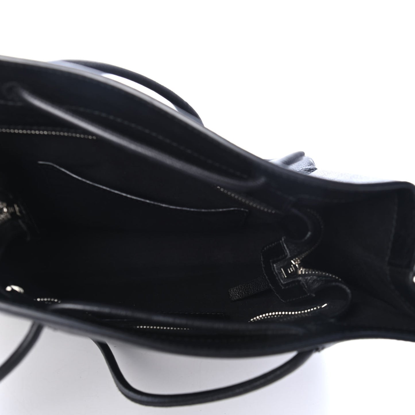 Calfskin Logo Shopping Tote