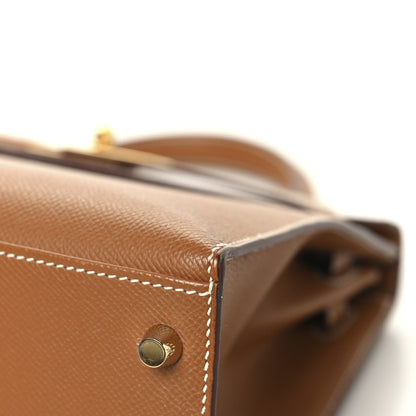 Hermes Epsom Kelly Sellier 28 Gold 10 of 12