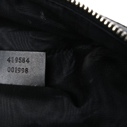 Gucci X SEGA Calfskin GUCCY Stars Dome Backpack Black Gold 7 of 10