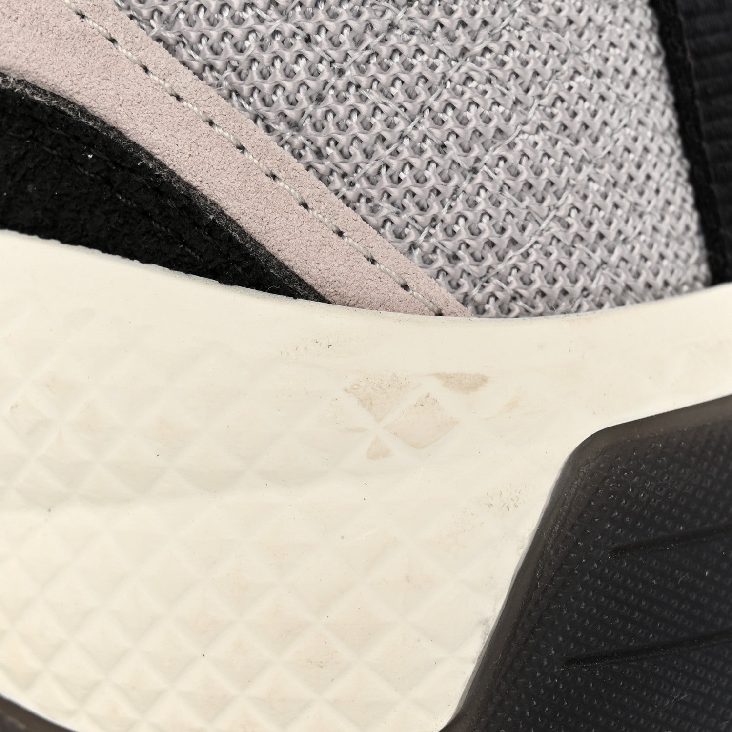 Chanel Mesh Suede Calfskin Quilted Sneakers 37.5 Light Pink Beige 15 of 16