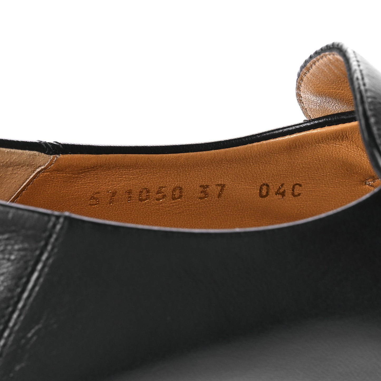 Goatskin Womens Horsebit Mid-Heel Loafers 37 Black