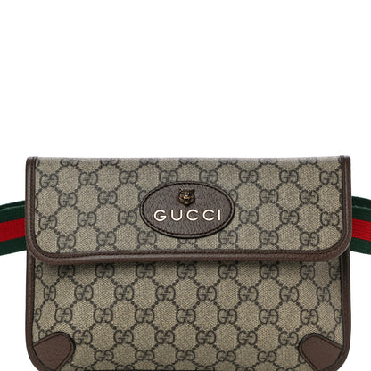 Gucci GG Supreme Monogram Neo Vintage Web Belt Bag Brown 8 of 11