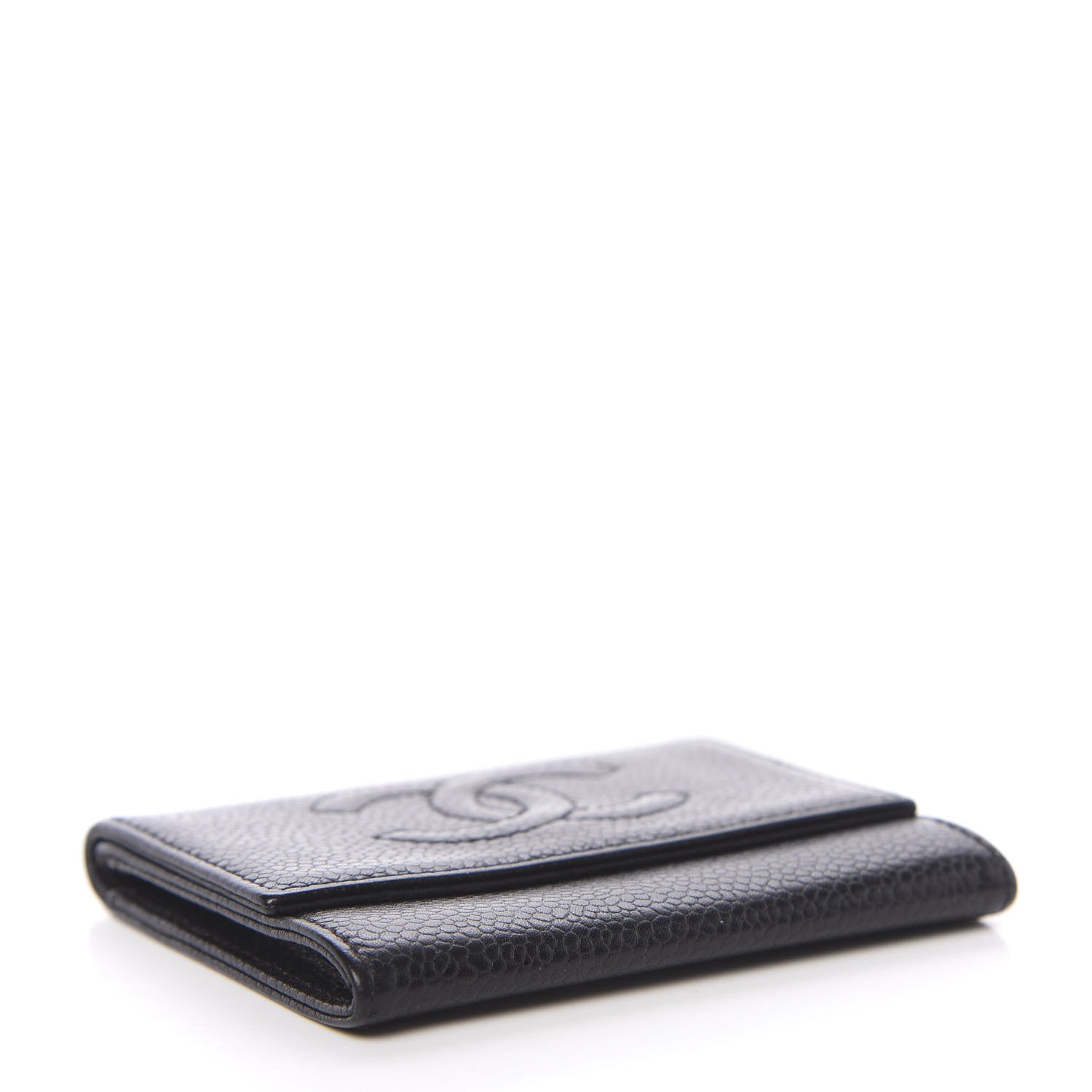 Chanel Caviar Timeless CC Flap Card Holder Black 4 of 8