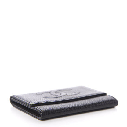 Chanel Caviar Timeless CC Flap Card Holder Black 4 of 8